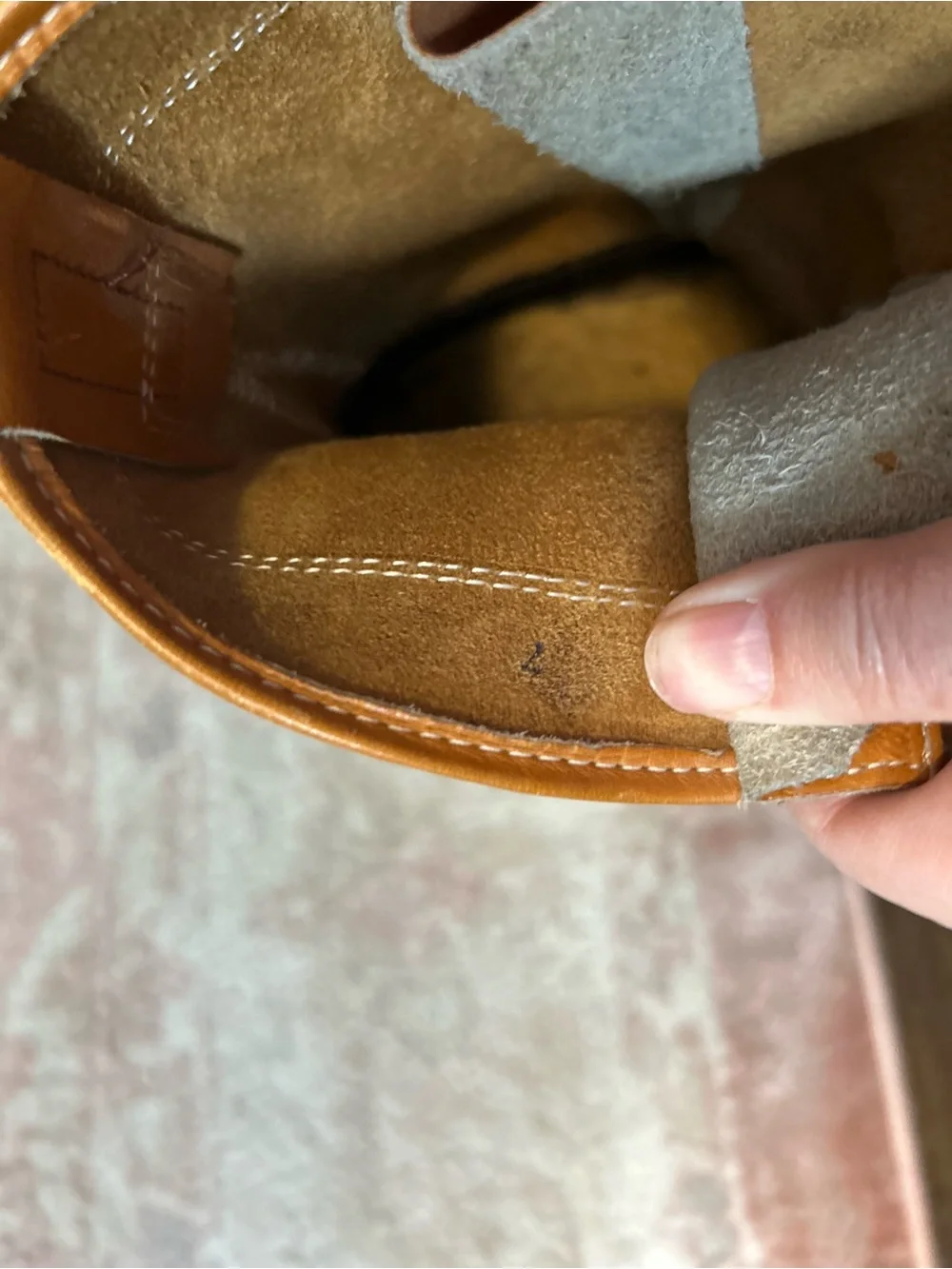 L.L. Bean Tan Leather Lace-Up Duck Boots